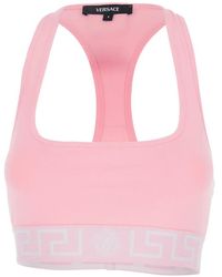Versace - Logo-Detail Bra - Lyst
