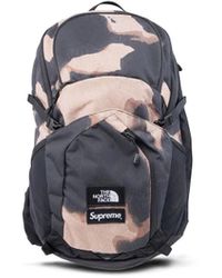 Supreme - X The North Face Pocon Bleached Denim-Print Backpack - Lyst