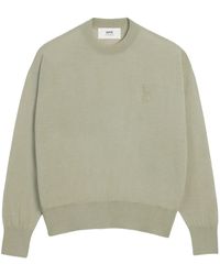 Ami Paris - Pull En Laine À Logo - Lyst