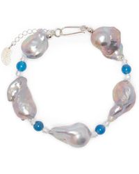 Gohar World - Sterling Host Pearl Bracelet - Lyst