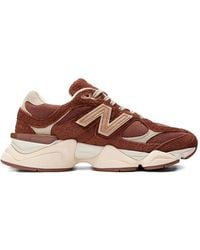New Balance - 9060 Sparrow Suede Sneakers - Lyst