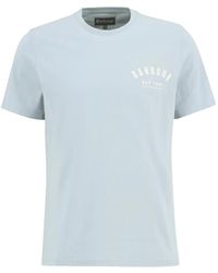 Barbour - T-Shirt Preppy À Logo Imprimé - Lyst