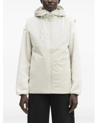 Rains - Kapuzenjacke Mit Fleece-Ärmeln - Lyst