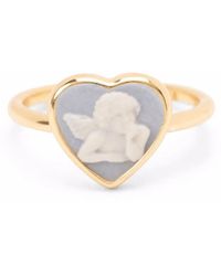 Cameo & Beyond - Cherub Heart Ring - Lyst