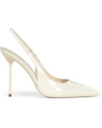 Paris Texas - 70 Lidia Patent-Leather Slingback Pumps - Lyst