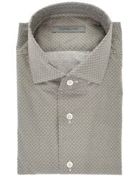 Corneliani - Patterned French-Collar Shirt - Lyst