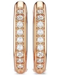 Swarovski - Dextera Crystal-Embellished Hoop Earrings - Lyst