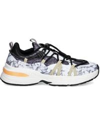 Desigual - Floral-Print Lace-Up Low-Top Sneakers - Lyst
