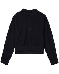 Lemaire - Crease-effect Button-up Blouse - Lyst