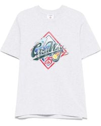 CASABLANCA - Hellgraues Bio-Baumwoll-T-Shirt - Lyst