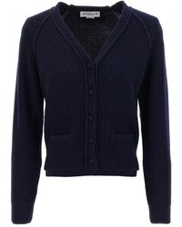 Victoria Beckham - ステップヘム リブカーディガン - Lyst