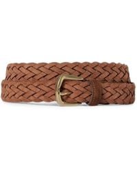 Brooksfield - Braided Suede Belt - Lyst