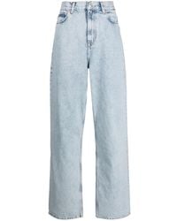 Wardrobe NYC - Low-Rise Straight-Leg Jeans - Lyst