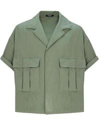 Balmain - Overhemd Met Cargo Zak - Lyst