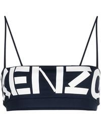 KENZO - Logo Nylon Tube Top - Lyst