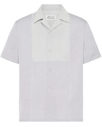 Maison Margiela - Panelled Short-Sleeved Shirt - Lyst