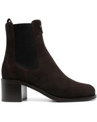 Prada - Stiefeletten Aus Wildleder 55Mm - Lyst
