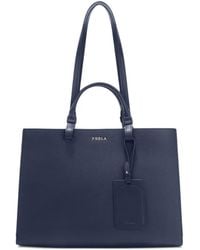 Furla - Large Deva Leather Tote Bag - Lyst