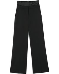 Calvin Klein - Twill Corset Tailored Trousers - Lyst