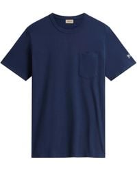 Woolrich - T-Shirt Mit Aufgesetzter Tasche - Lyst