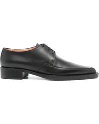 Fabiana Filippi - Lace-Up Leather Loafers - Lyst