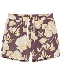 Altea - Floral-Print Swim Shorts - Lyst