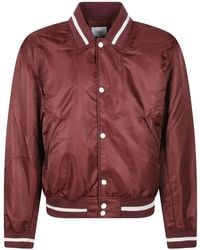 Rhude - Logo-Print Striped-Trim Jacket - Lyst