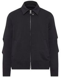 Sacai - Weathercloth X Knit Jacket - Lyst