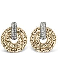 John Hardy - Boucles D'Oreilles Icon Link En Et Diamant - Lyst