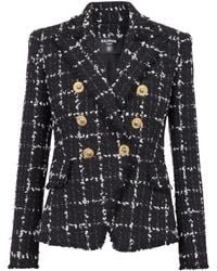 Balmain - Jackets > tweed jackets - Lyst