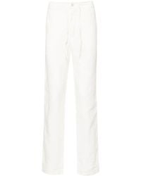 120% Lino - Drawstring-waist Linen Trousers - Lyst