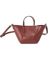 Brunello Cucinelli - Mini Bc Duo Monili-Detail Leather Tote Bag - Lyst