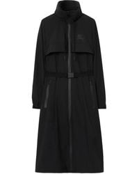 Burberry - Ekdプリント パーカーコート - Lyst