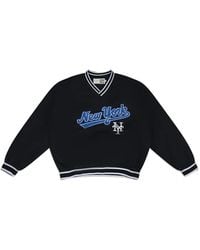 Aimé Leon Dore - X New York Mets V-Neck Sweatshirt - Lyst
