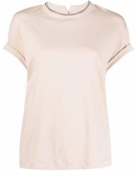 Brunello Cucinelli - Cotton T-Shirt - Lyst
