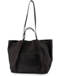 Lanvin - Catch Logo-Patch Tote Bag - Lyst