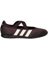 adidas - Barreda Mary-Jane Cross-Strap Ballet Flats - Lyst