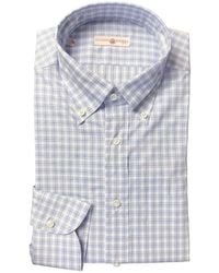 Luciano Barbera - Checked Button-Down Shirt - Lyst
