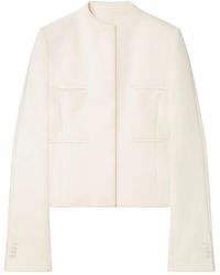 Courreges - Heritage Concealed-Fastening Crepe Jacket - Lyst