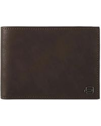 Piquadro - Leather Bifold Wallet - Lyst