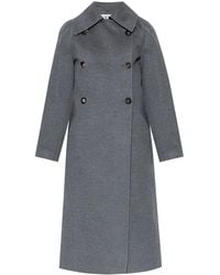 Loewe - Double-Breasted Coat - Lyst