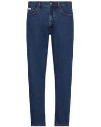 Calvin Klein - Logo-Patch Jeans - Lyst