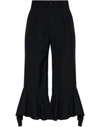 Comme des Garçons - Ruffled-Hem Trousers - Lyst
