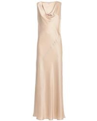 Antonelli - Cowl-Neck Sleeveless Maxi Dress - Lyst