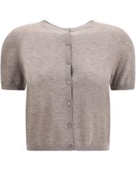 Lisa Yang - Charlotte Short-Sleeve Cardigan - Lyst