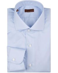 Barba Napoli - Long-Sleeve Cotton Shirt - Lyst