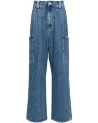 Sunnei - Vaqueros Anchos Con Efecto Degradado - Lyst