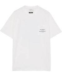 Engineered Garments - Logo-Print Pocket T-Shirt - Lyst
