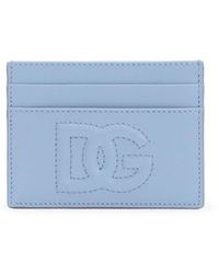 Dolce & Gabbana - Logo Detail Leather Card Holder - Lyst