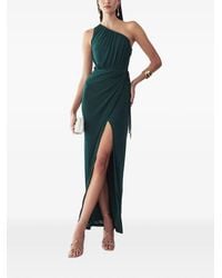 BWLDR - One-Shoulder Ruched Asymmetric Dress - Lyst